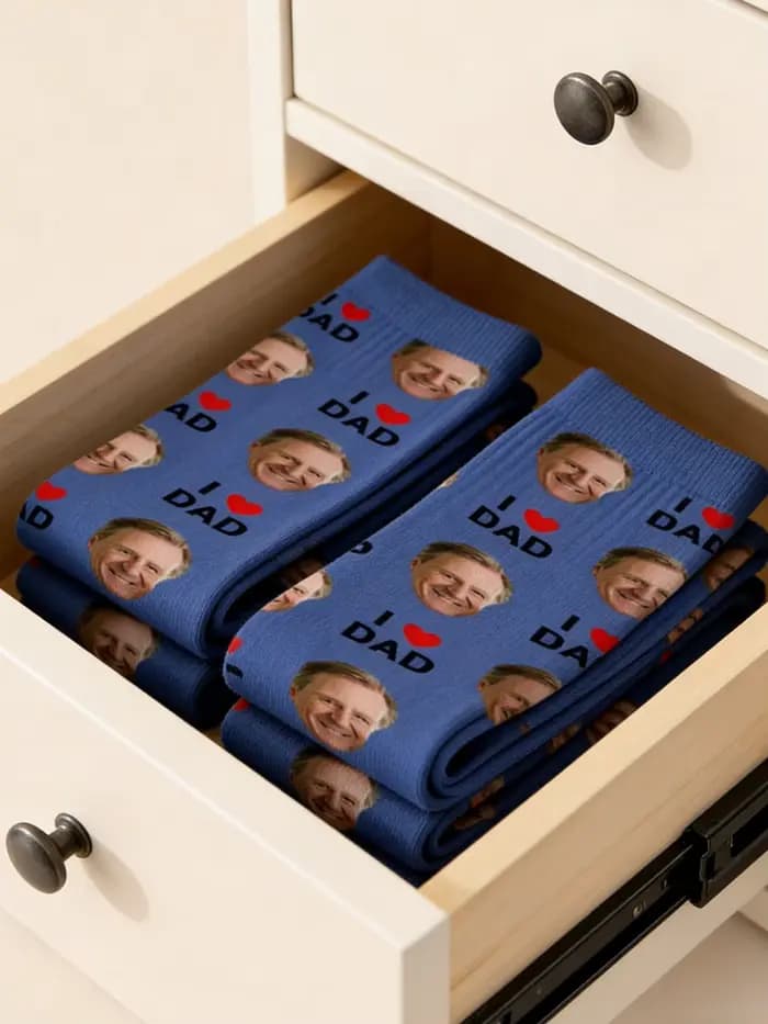 Chaussettes personnalisées pour la fête des pères