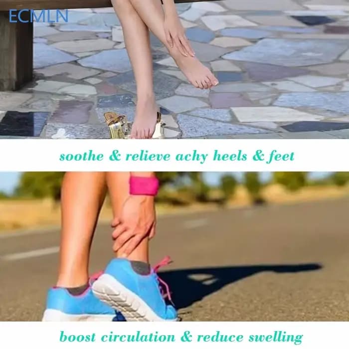 Chaussettes de compression confortables anti-fatigue pour femmes, manchon élastique pour hommes, chaussettes de compression pour femmes soulageant les gonflements de la cheville