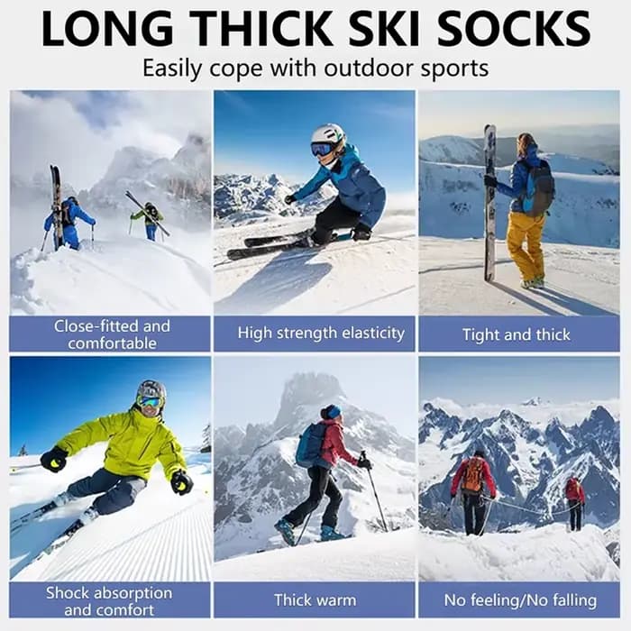 Chaussettes thermiques d'hiver