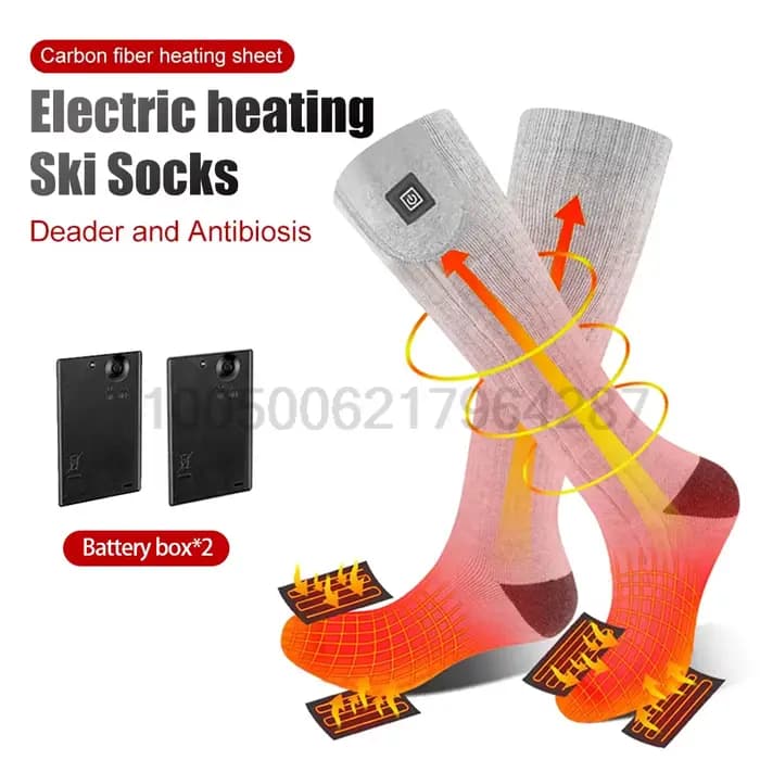 Chaussettes chauffantes d'hiver