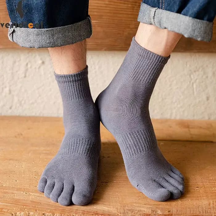 Sokken – chaussettes à cinq doigts en coton biologique pour hommes et garçons