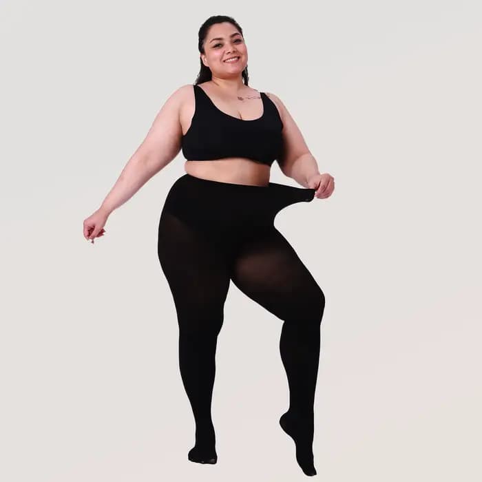 Collants doublés polaire 200D pour femmes