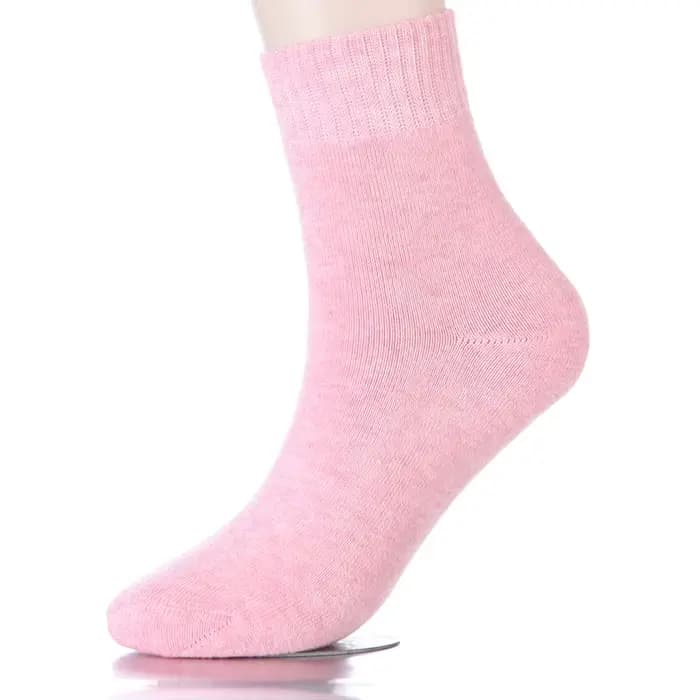 1 paire de chaussettes chaudes d'hiver en laine pour femmes