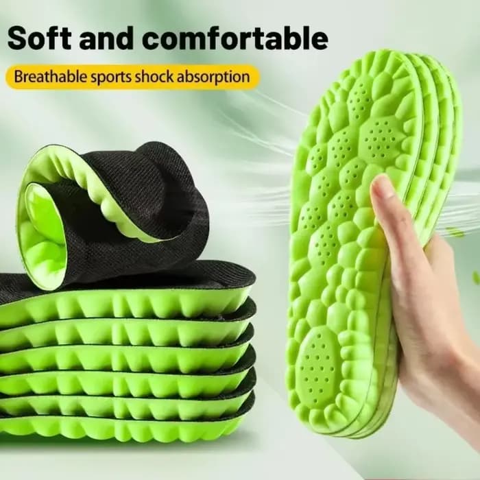 Semelles orthopédiques 4D Sport super douces pour chaussures