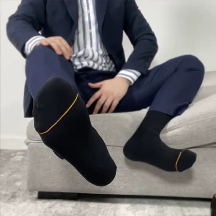 Homme coton chaussettes hommes affaires formel Tube chaussette loisirs mâle mode messieurs