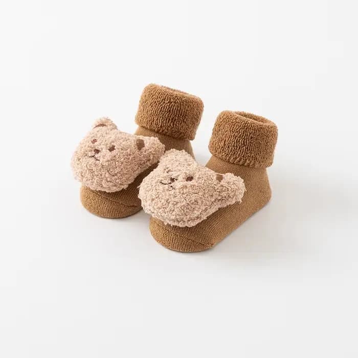 Chaussettes coordonnantes en coton doux pour bébé