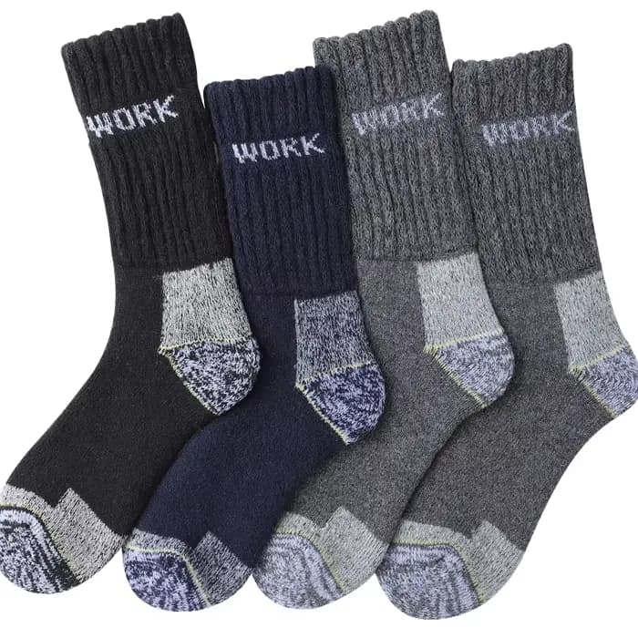 3 paires de chaussettes d'hiver épaisses pour hommes