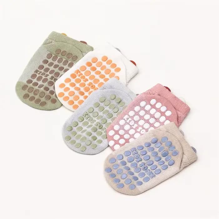 4 paires/ensemble coton respirant enfants chaussettes printemps été mince bébé maille chaussette courte garçons filles