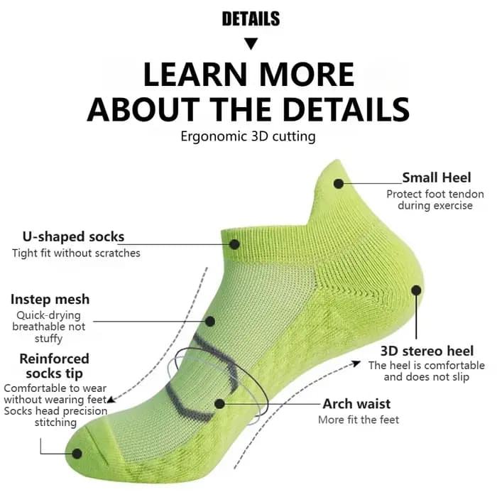 Loogdeel – chaussettes de Sport absorbant la sueur et résistantes à l'usure
