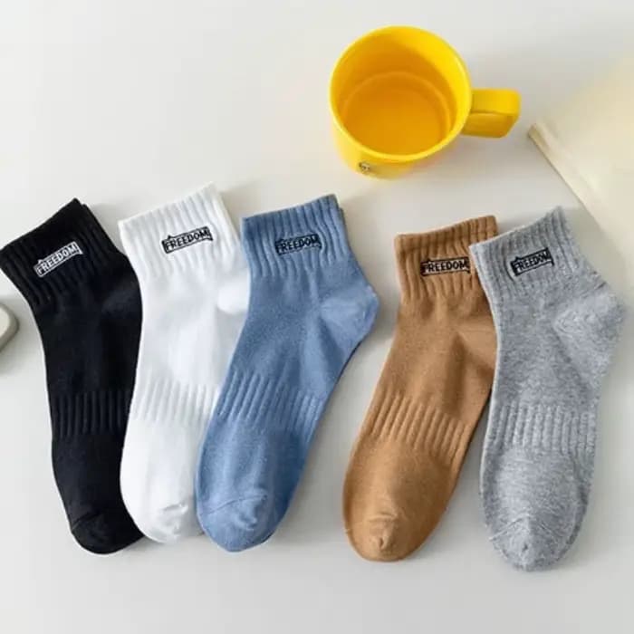 1/5 paires décontracté confortable coupe basse hommes chaussettes absorbant la sueur anti-odeur