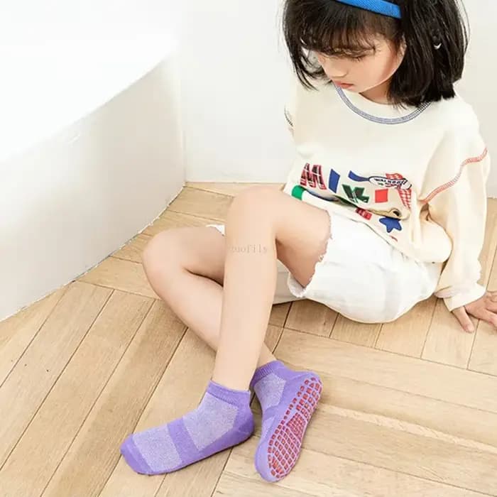 Chaussettes antidérapantes en silicone pour tout-petits