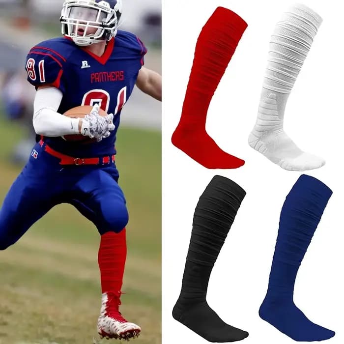 Chaussettes de football respirantes pour hommes