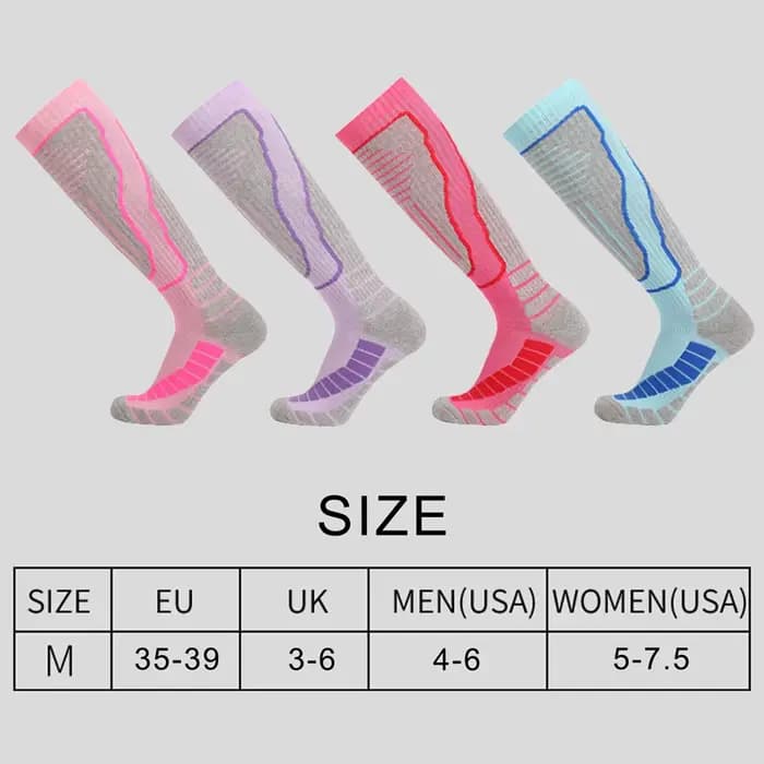 1 paire thermique hiver coton femmes chaussettes de Ski enfants