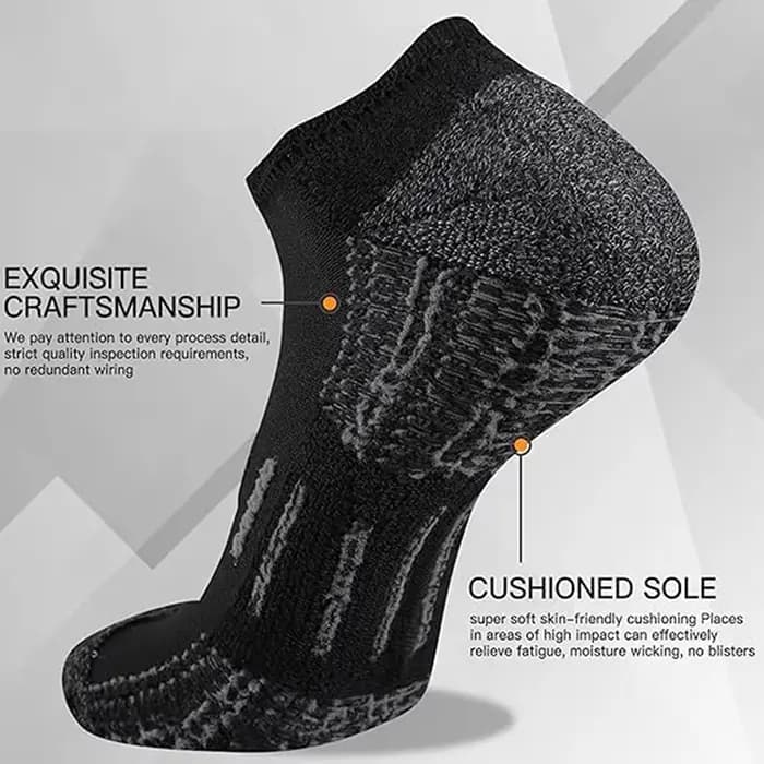 Chaussettes de Sport respirantes pour hommes, 1 à 20 paires, tampon de course en plein air épais, chaussettes de basket-ball, d'entraînement en coton, Tube court