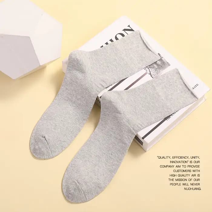 5 paires de chaussettes pour hommes, grande taille 43-44-45-46-47-48-49-50, en coton, à bordure lâche, pour hommes âgés, faciles à porter, confortables
