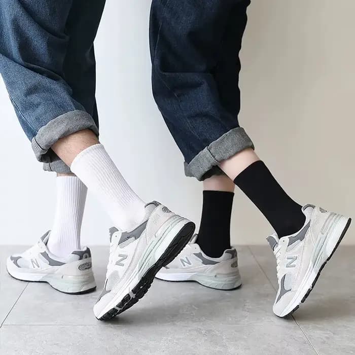 5 paires de chaussettes de sport mi-mollet pour femmes