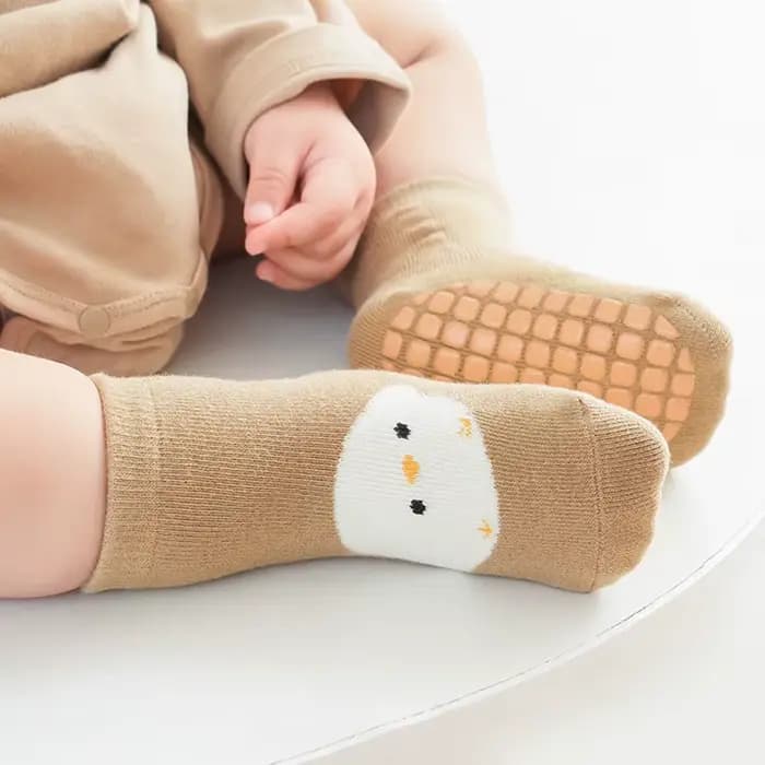 6 paires de chaussettes antidérapantes pour enfants