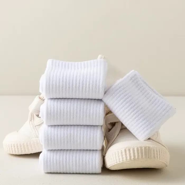 5 paires/lot enfants 100% coton chaussettes d'école pour bébé garçons filles infantile mode respirant 3-13 ans