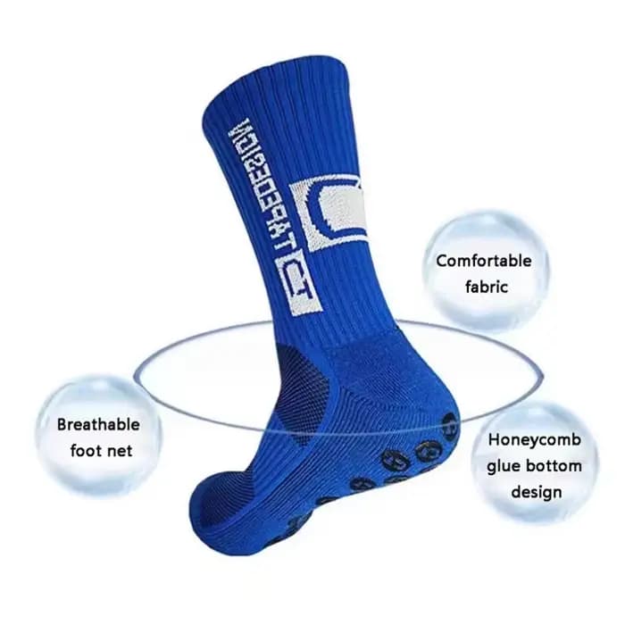 2026 Nouveau design de bande antidérapante chaussettes de football mi-mollet antidérapant