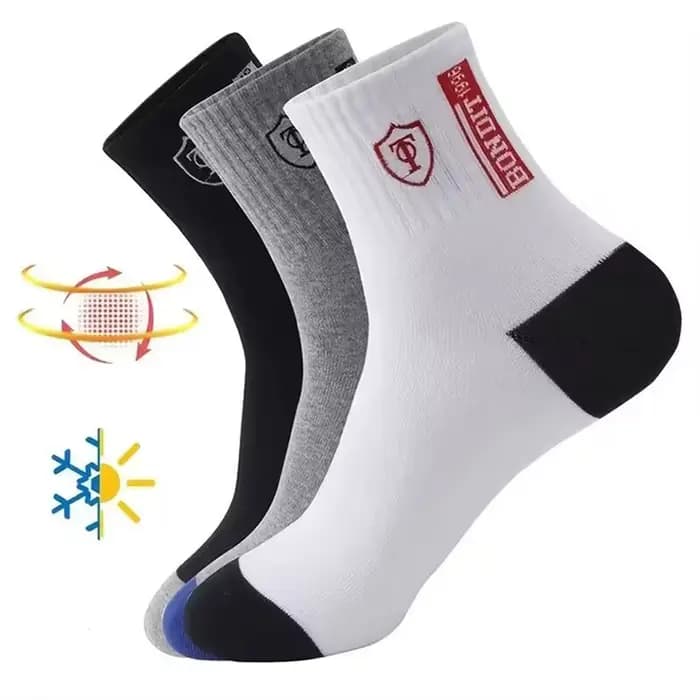 5/10 paires de chaussettes en bambou pour hommes