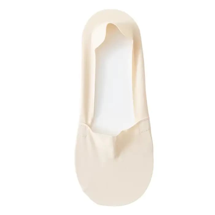 Chaussettes d'été pour femmes, couleur unie, simples, invisibles, respirantes, en silicone, antidérapantes, fines