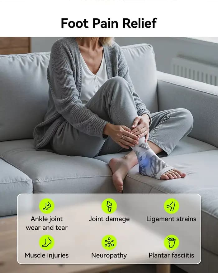 1 paire de chaussettes pour neuropathie pour femmes et hommes