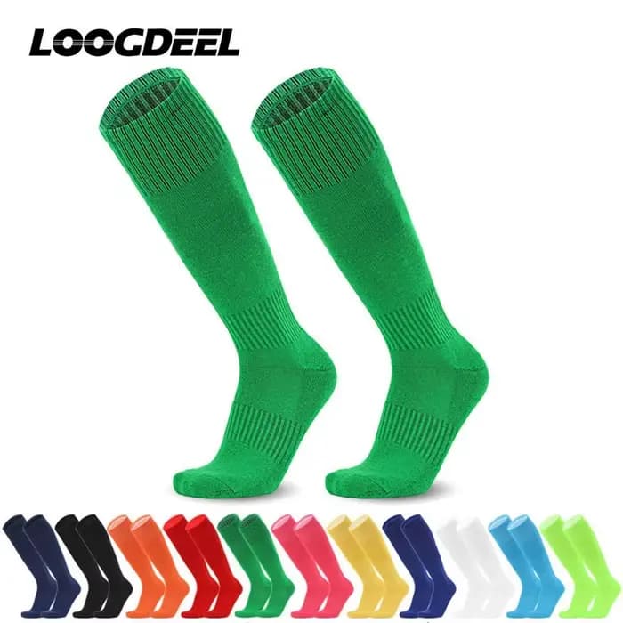 Loogdeel 1 paire enfants chaussettes de Football garçons chaussettes de Football filles genou chaussettes hautes Baseball Softball sport enfants jeunes hommes femmes