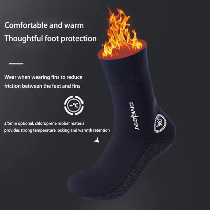Chaussettes de plongée 3mm/5mm
