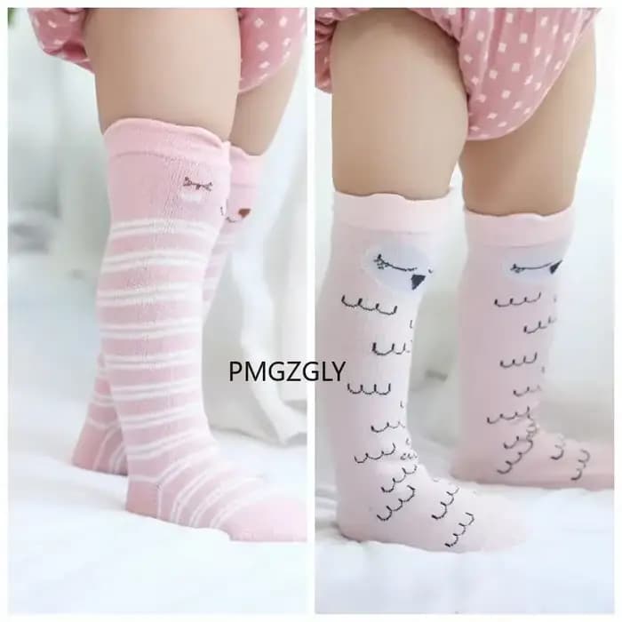 Chaussettes unisexes en coton doux pour enfants