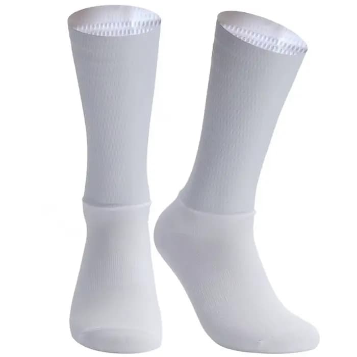 2025 vélo nouvelle équipe d'été Aero chaussettes de cyclisme Gel de silice antidérapant respirant Pro course chaussettes de sport hommes femmes Calcetines Ciclism
