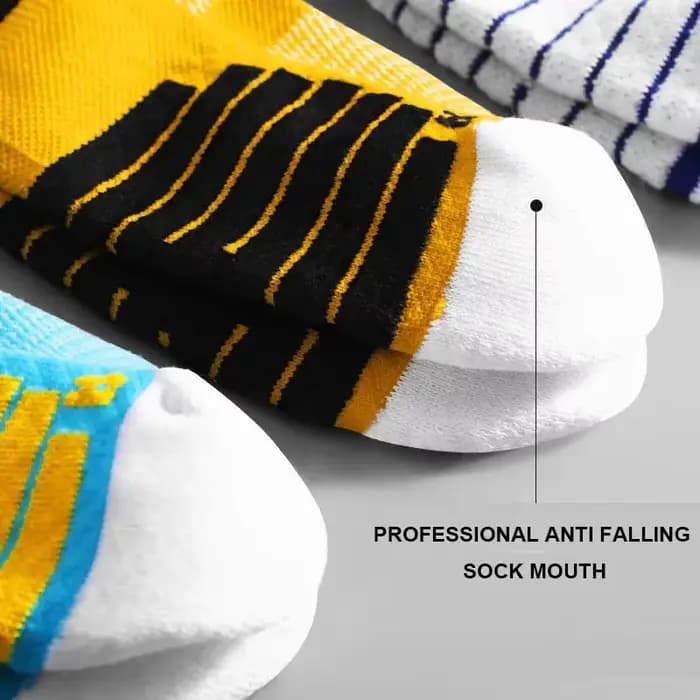 Elite Sport cyclisme basket-ball chaussettes Compression course homme noir tendance respirant longue randonnée amortissement athlétique professionnel