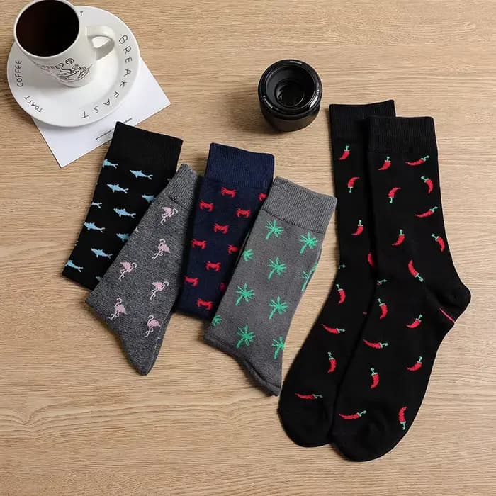 Chaussettes d'affaires en coton pour hommes