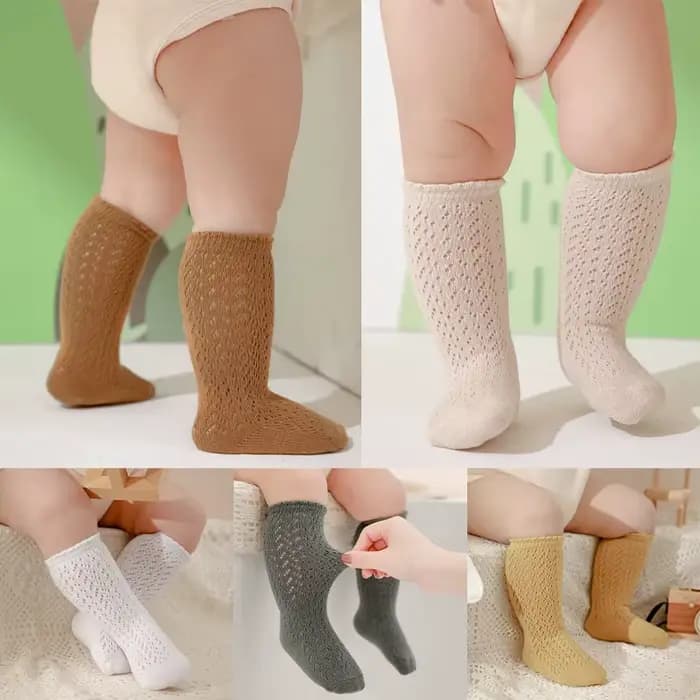 KIDCRKJ 0-3T Chaussettes d'été en maille pour bébés filles