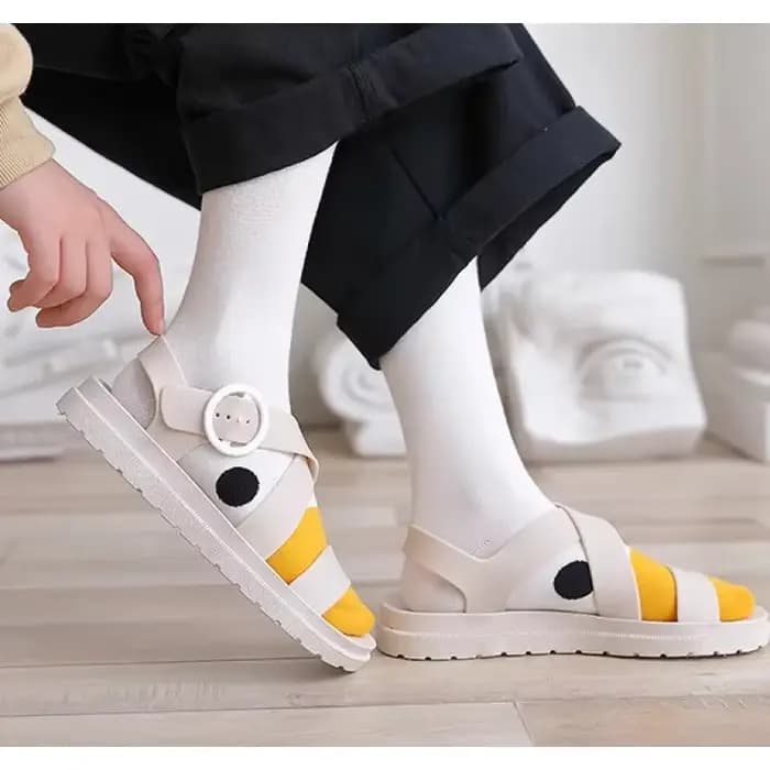 1 paire de chaussettes de dessin animé pour femmes
