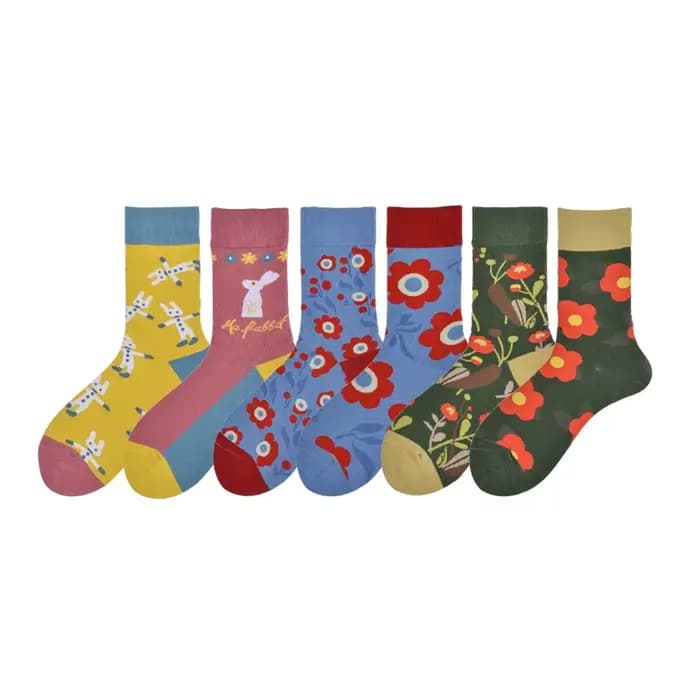 Chaussettes tendance Ab paragraphe pur coton haut Tube