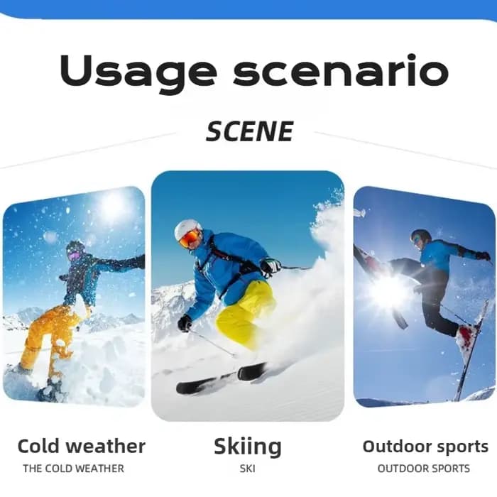 1 paire de chaussettes de Ski en laine mérinos