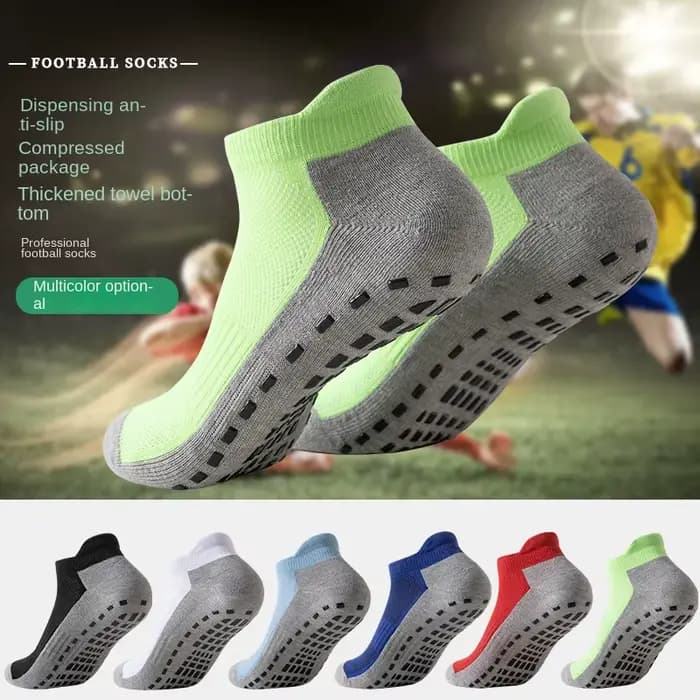 Chaussettes de Football antidérapantes en Silicone pour hommes et femmes