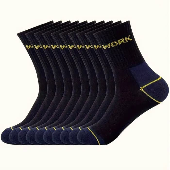 6/12 paires de chaussettes à Tube moyen anti-odeur pour hommes d'affaires de haute qualité absorbant la sueur respirant
