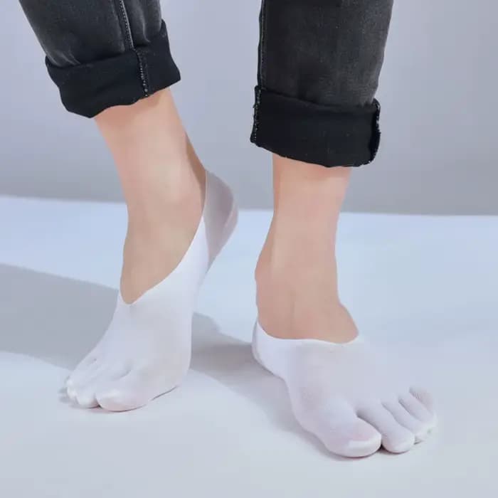 Chaussettes courtes transparentes simples pour hommes