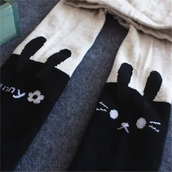 Nouveaux collants de dessin animé pour enfants pour belles filles Patchwork broderie modèles bas printemps collants bébé Kawaii collants