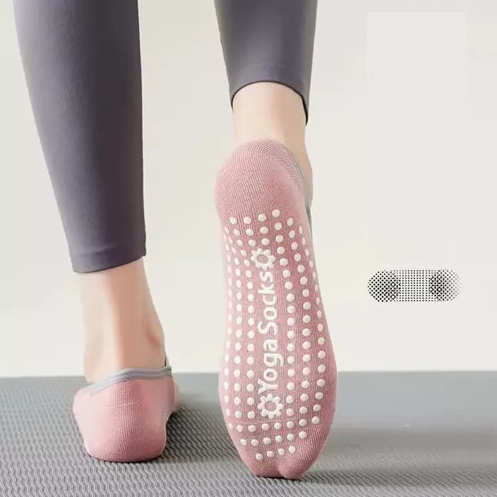 Dreamlikelin 1 paire de chaussettes de Pilates antidérapantes pour débutantes