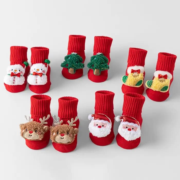 Chaussettes de noël pour bébé