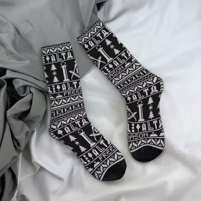 Chaussettes habillées à motif maçonnique Mason pour hommes et femmes