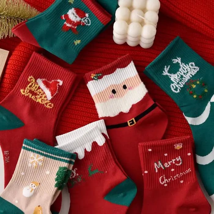 5 paires de chaussettes hautes à la cheville