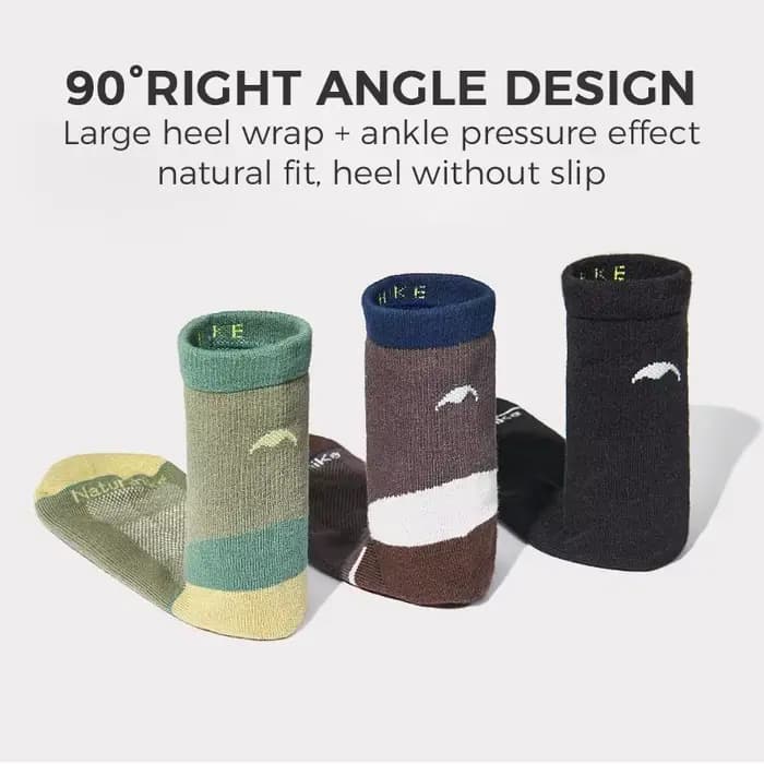 Naturehike Chaussettes de randonnée mi-mollet pour hommes et femmes