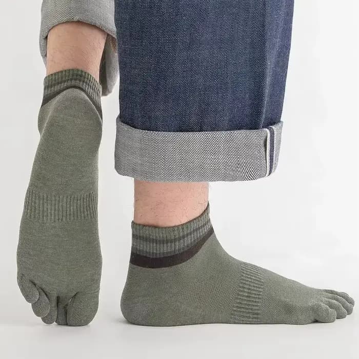 5 paires de chaussettes à orteils pour hommes