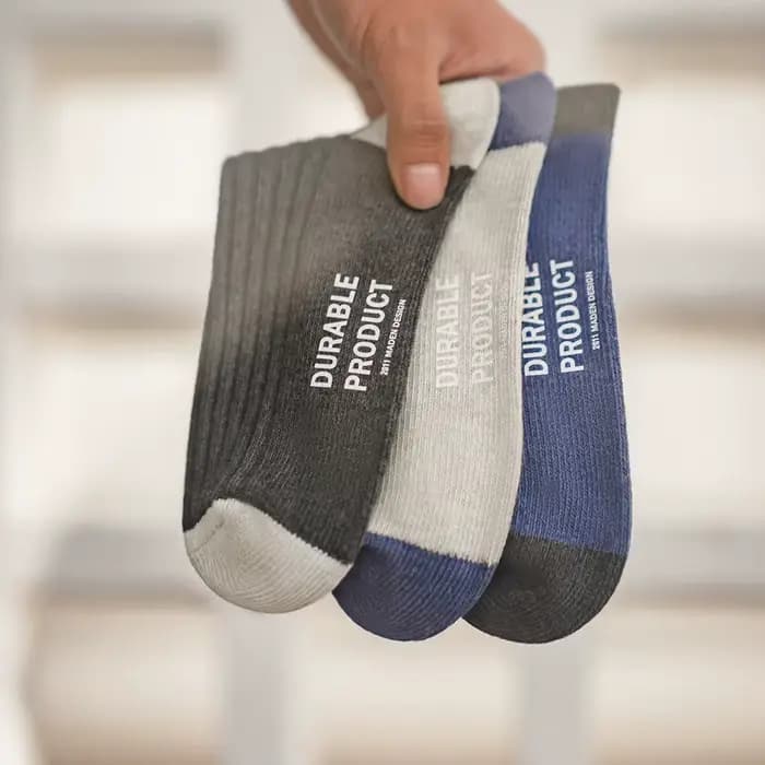 Maden-Chaussettes mi-mollet pour hommes