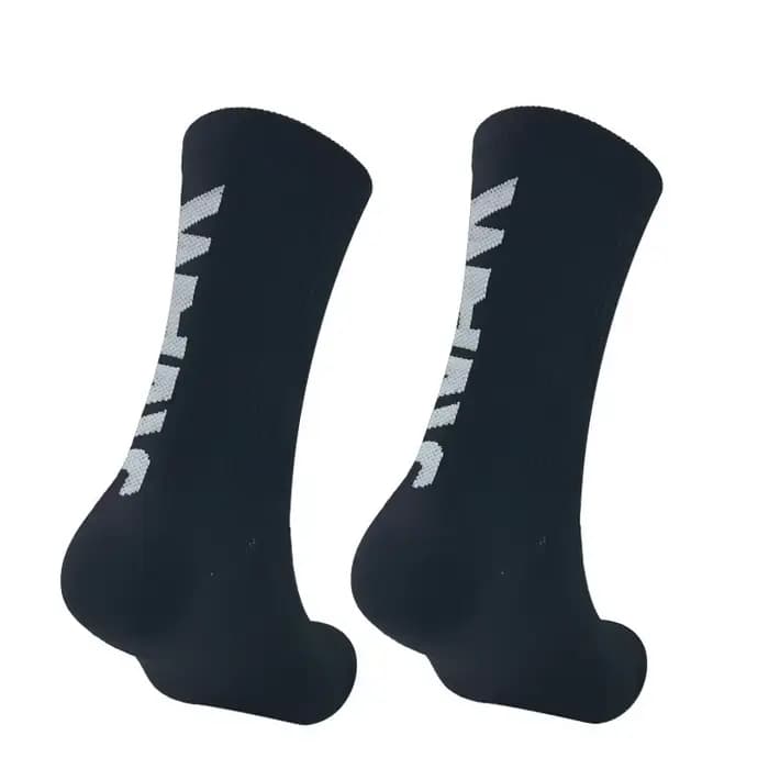 Chaussettes de compression sportives unisexes, 1 paire, respirantes et anti-humidité, pour le cyclisme, la randonnée, la course à pied, le basketball