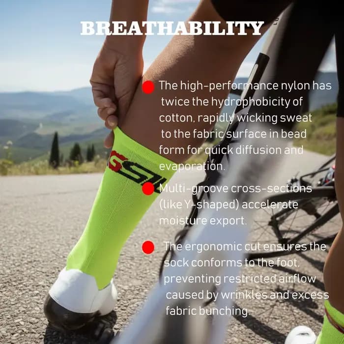 Hommes chaussettes de cyclisme professionnel route vtt vélo femmes Compression course en plein air unisexe sport