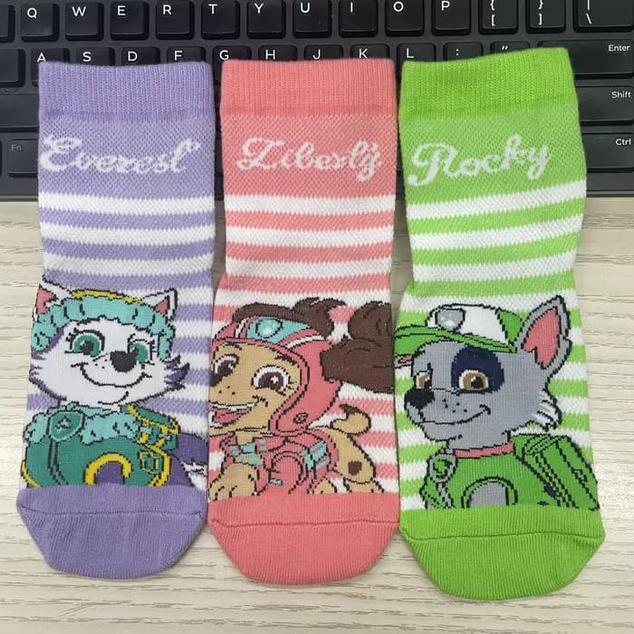 Véritable patte PATROL filles été maille chaussette coton bébé chaussettes courtes 1-2 paires enfant en bas âge garçons